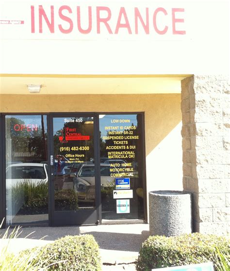 First Central Insurance Agency Sacramento Ca