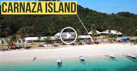Astonishing Carnaza Island In Daanbantayan Cebu