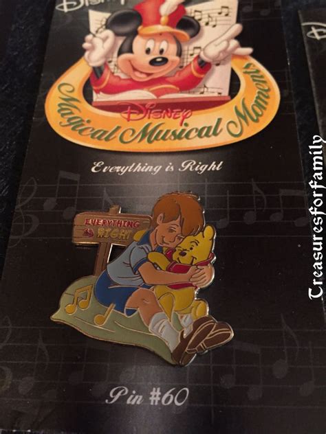 Disney Pin Magical Musical Moments Mmm 60 Everything Is Right Pooh