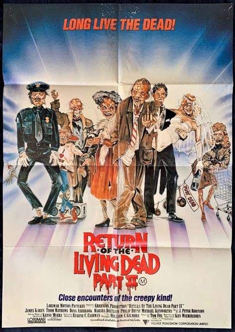 All About Movies Return Of The Living Dead Part 2 1988 Movie Poster