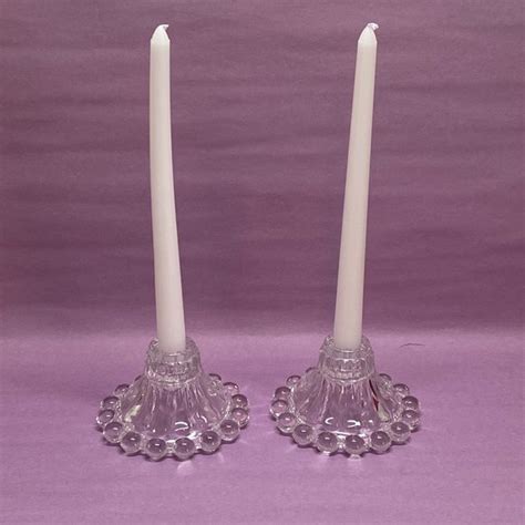 Anchor Hocking Accents Vintage Candlestick Holders Boopie Berwick