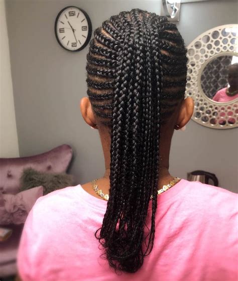 50 Classy Cornrows Braids For Black Women Short Hair Models