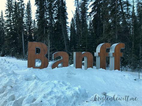 Banff Sign Kristen Hewitt