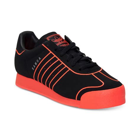 Men's shoes from adidas provide excellent support and comfort, and they are also stylish enough to be worn casually with jeans. adidas Samoa Casual Sneakers in Black for Men - Lyst