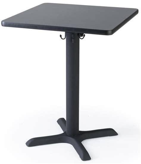 Available in an amber finish. 24"w x 30"h Square Cocktail Table - Black | Cocktail tables, Cafe tables, Furniture styles