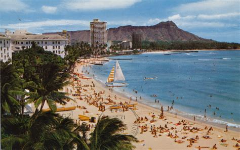 Waikiki Beach Honolulu Hawaii High Resolution Widescreen 1600 X 1003
