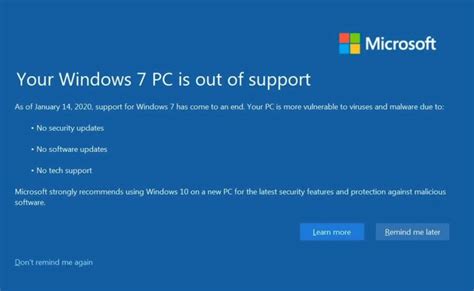 Microsoft Issues Serious Windows 10 Upgrade Warning For Windows 7s
