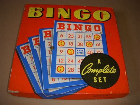 Vintage Bingo Game Set Whitman Publishing 2974 Ebay