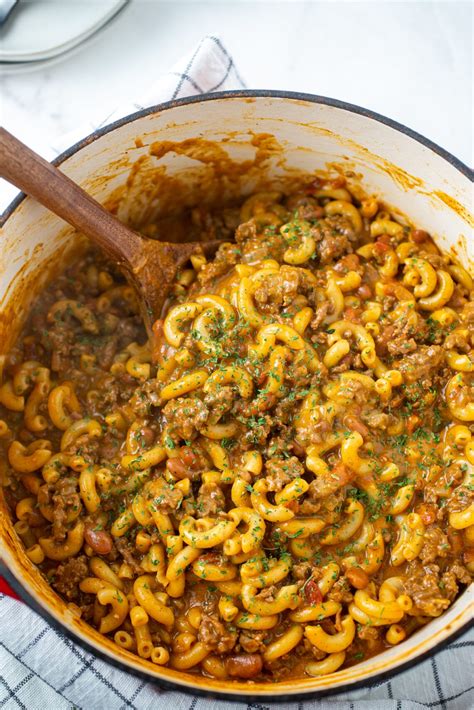 One Pot Chili Mac And Cheese Comfort Food Ideas Dinner