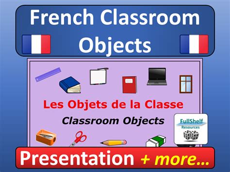 French Classroom Objects Presentation Teaching Resources