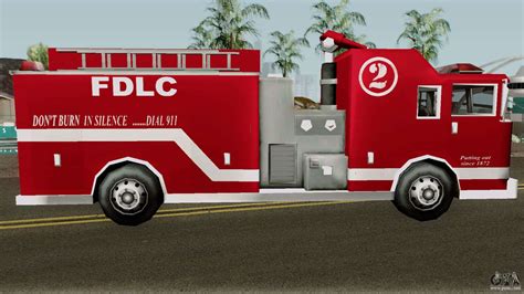 New Firetruck For Gta San Andreas