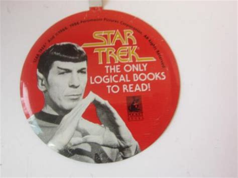 Star Trek Leonard Nimoy Only Logical Books To Read Spock 1986 2 Promo