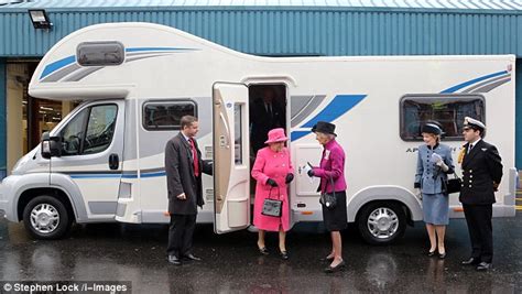 Queen Goes Glamping In A Luxury Motorhome On Jubilee Trip To Bristol