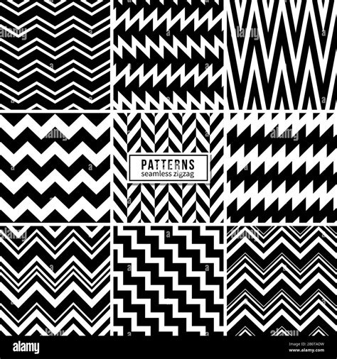 Black Zig Zag Background Stock Vector Images Alamy