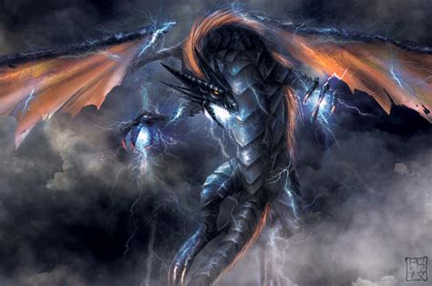 Storm Dragon 2 By Trixdraws On Deviantart
