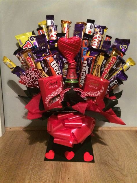 A Giant Valentines Chocolate Bouquet
