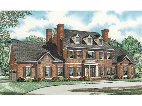 Main house with 4/5 bedrooms, 3 bathrooms, 3 reception rooms, large kitchen/dining/living area. Saltsburg Luxury Georgian Home Plan 055S-0081 | House ...