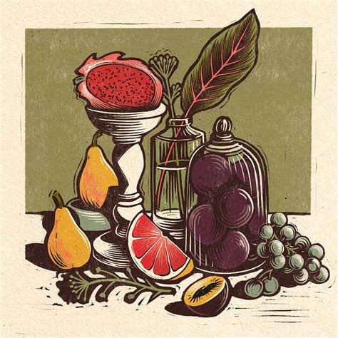 Still Life Illustrations On Behance