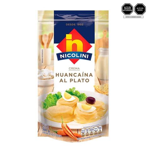 Salsa Huancaína Nicolini Doypack 390 G A Domicilio Cornershop By Uber Perú