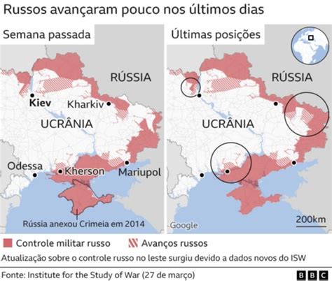 Como Está A Guerra Entre Rússia E Ucrânia Leia O Resumo Bbc News Brasil