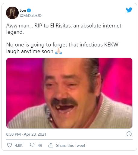 El Risitas The Man Behind ‘spanish Laughing Guy’ Meme Is Dead
