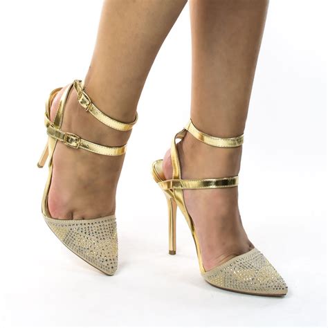 adora111 open heel dress pump w double strap and rhinestone encrusted toe heels high heel dress