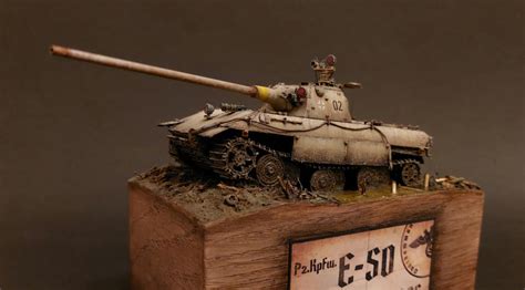 E 50 Standardpanzer Paper Panzer 172 1946 72l71 Aber Imodeler