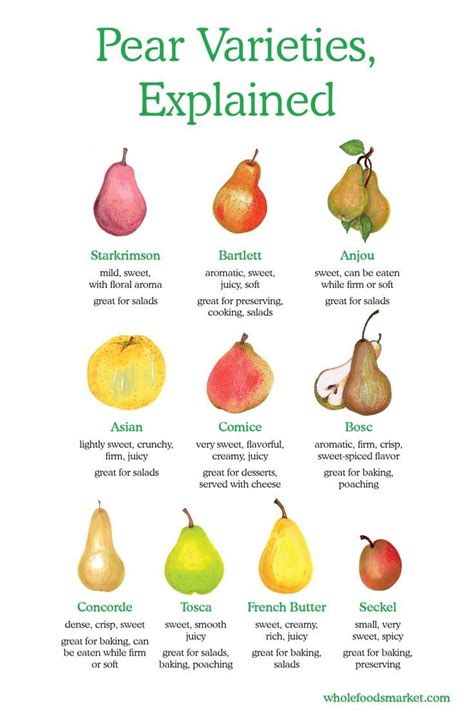 Making The Most Of Pear Season Whole Foods Market Pear Varieties