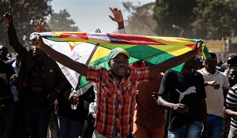 ‘worse Than Mugabe Zimbabwe Police Beat Demonstrators As They Defy Protest Ban South China