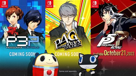 Persona 5 Royal Arriving On Switch This October 3 Portable And 4