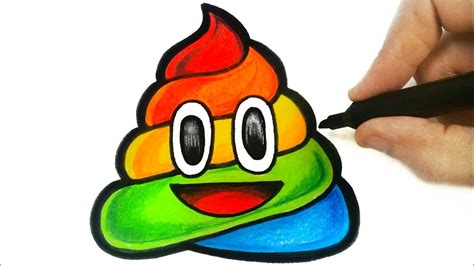 How To Draw A Poo Emoji Easy Easy Drawings Dibujos Faciles