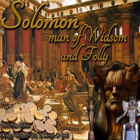 Solomon Man Of Wisdom And Folly Living Grace Fellowship