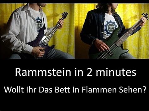 Ihr wollt doch auch den dolch ins laken stecken. 8) Rammstein - Wollt Ihr Das Bett In Flammen Sehen ...