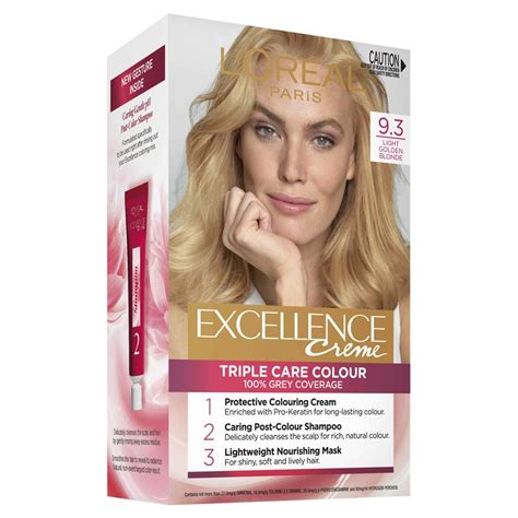 Buy Loreal Excellence Creme 93 Light Golden Blonde Hair Colour Online