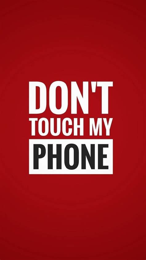 Check spelling or type a new query. Dont touch my phone #RED | Locked wallpaper, Lock screen ...
