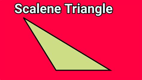 Scalene Right Triangle In Real Life