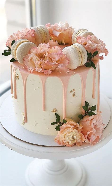 38 The Pretty Peach Cake A Sweet Treat For Those Ladies Who Love Soft