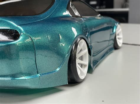 Toyota Supra A80 Mark Painted Teal Metallic Pearl W 326 Power Wing 1