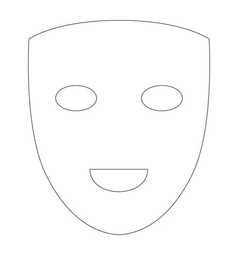 Masquerade Mask Template Masquerade Mask Diy Printable Masks