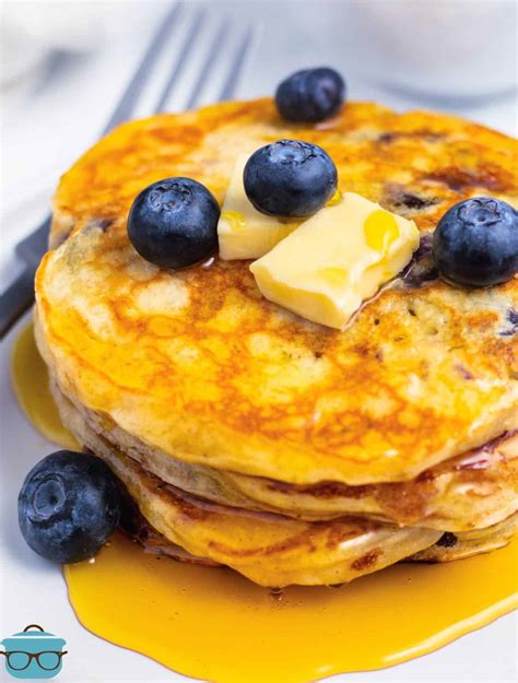 Fluffy Blueberry Pancakes The Country Cook