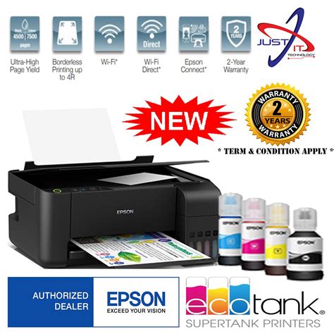 Order online or visit your nearest star tech branch. EPSON L3150 AIO INK TANK PRINT SCAN COPY WIFI PRINTER ...