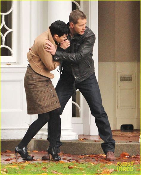 Josh Dallas Protects Ginnifer Goodwin On Once Upon A Time Set Photo 2749340 Ginnifer