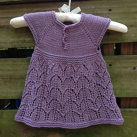 Paulina Dress Free Baby Knitting Pattern Knitting Bee