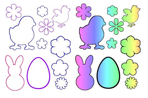 Easter Cutout Bundle Graphic By Jaceyadrian · Creative Fabrica