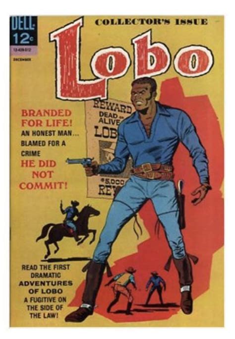 Lobo First Black Mainstream Comic Book Character Dell Comic Black
