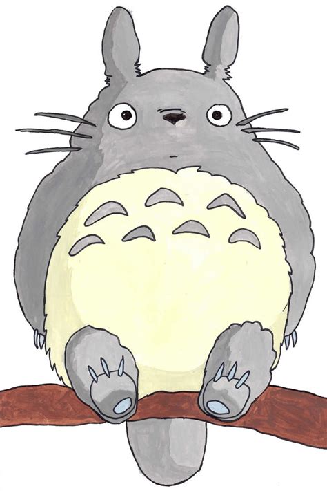 Totoro Watercolour Painting By Ihiccup2468 On Deviantart