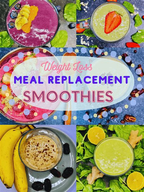 16 meal replacement smoothies for weight loss
