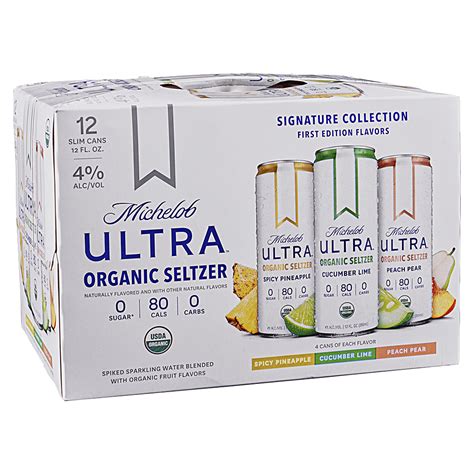 Michelob Ultra Hard Seltzer Classic Variety Second Edition 12 Pack12oz