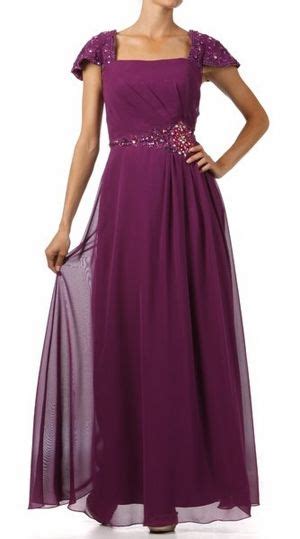 Plus Size Plum Dress Cap Sleeve Mother Of Groom Dress Long Bead Plum