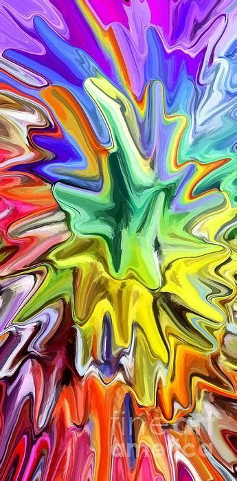 Cool Colours Diy Canvas Art Abstract Healing Energy Art